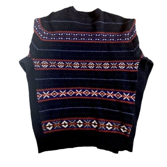 Rag & Bone Mens Multi Wesley Fair Isle Wool Crewneck Sweater Size XL NWOT - Picture 4 of 5